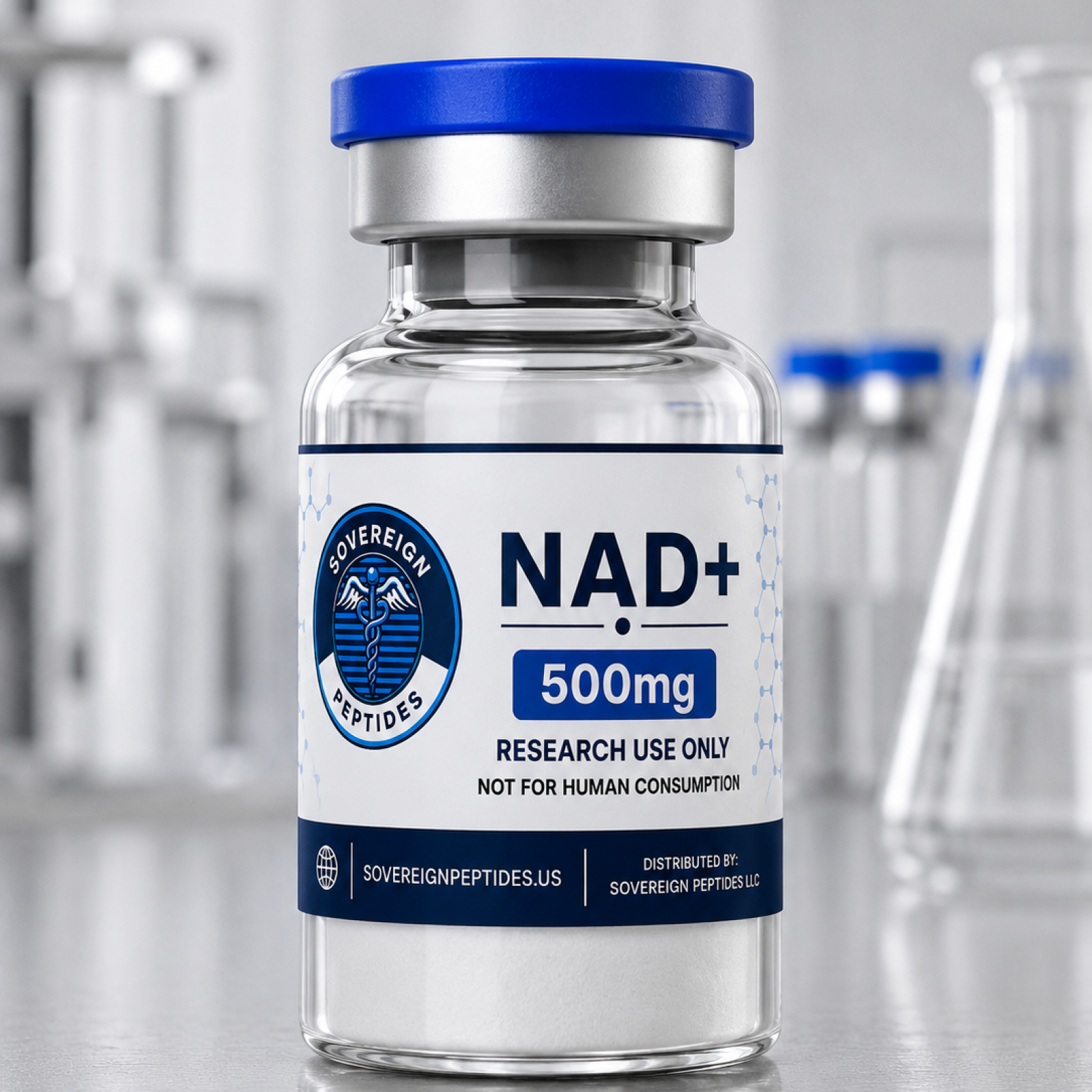 Vial NAD+ 500mg